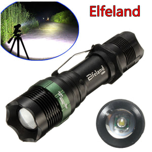 Tactical 900LM T6 LED Zoomable Torch Rechargeable LED Flashlight Lamp 18650