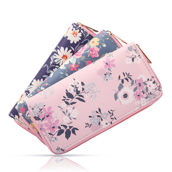 National Style 12 Card Slots Card Holder Phone Wallet Purse For Women