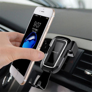 TOTU Gravity Linkage Auto Lock Multi-angle Rotation Car Mount Air Vent Holder for Mobile Phone