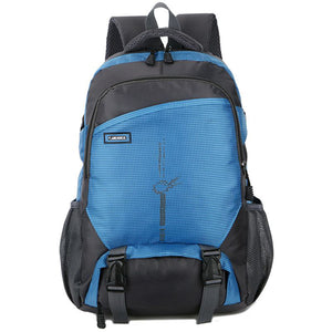 Nylon Waterproof Outdoor Casual Travel Multi-Pocket Backpack