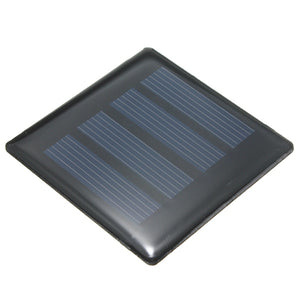 2V 0.18W 90MA 60x60x3.0MM Polycrystalline Silicon Solar Panels Epoxy