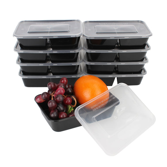 500ml Meal Prep Container Set Portion Control Bento Box Food Storage Kitchen