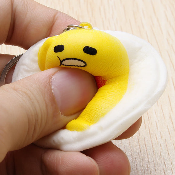 6cm Squishy Super Soft Egg Yolk Phone Straps Decoration