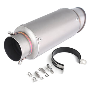 61mm Exhaust Muffler Pipe Universal Stainless Steel For Motorcycle ATV