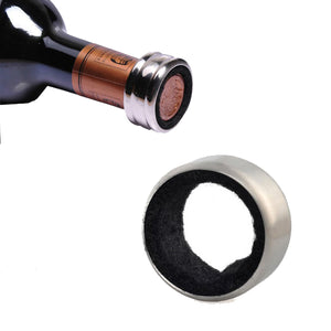 Stainless Steel Wine Bottle Stopper Collar Drip Ring Stopper Collar