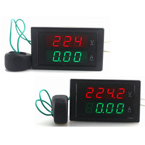 DL69-2042 4-Digit Dual Display Current Voltmeter AC 80-300V 0-100A Led Volt Amp Meter Voltage Current Meter