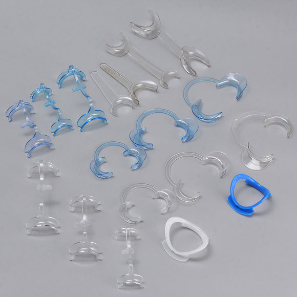 18Pcs/Set C/O/M-SHAPE Dental Teeth Intraoral Cheek Lip Retractor Mouth Opener