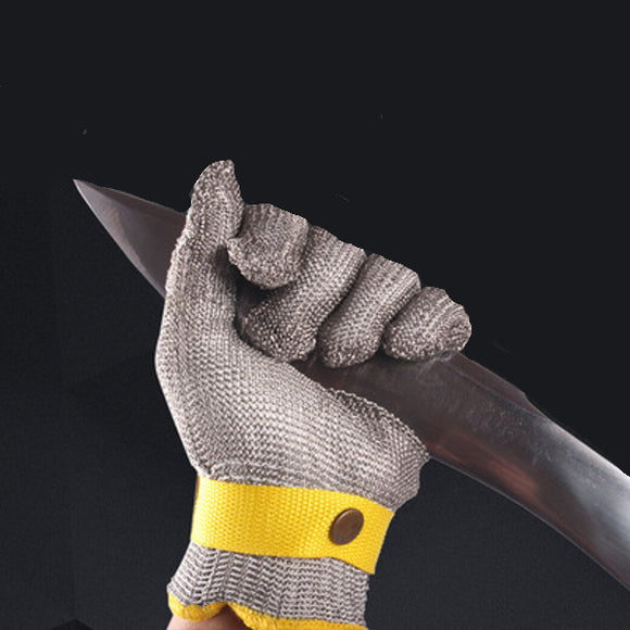 Stainless Steel Wire Safety Golves Cut Proof Stab Resistant Metal Mesh Glove Grade 5