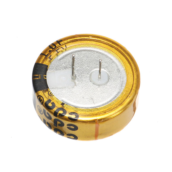 5.5V 1F C Type Super Farah Capacitor Fala Capacitance Spacing 5mm Long Life CE RoHS Authentication