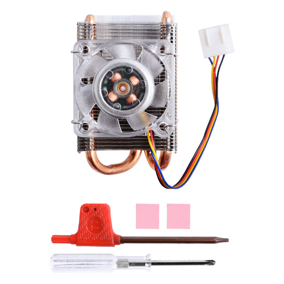 ICE Tower Cooling Fan For Jetson Nano Horizontal LED Color Fan Radiator  with PWM Speed Color Led