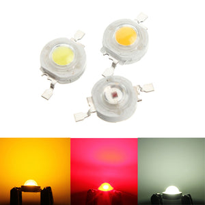 High Power 1W LED DIY Light Bead Lamp Chip Red White Yellow