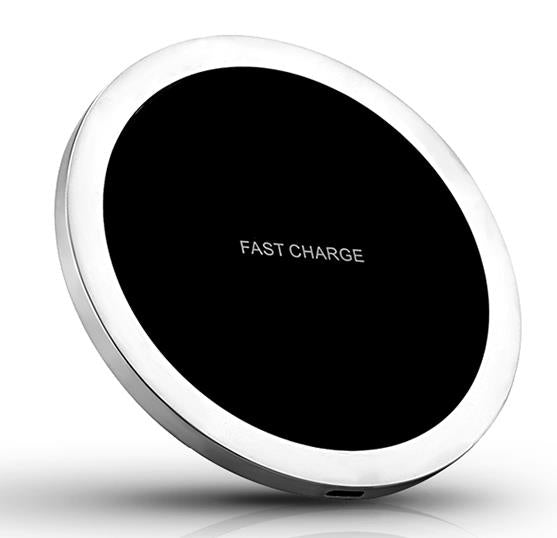 W6 + Aurora Qi Standard Fast Charge Wireless Charger for iPhone X 8 Plus Samsung S8 Note 8