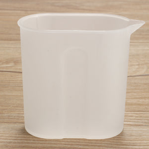 1150ML Science Clear White Plastic Liquid Measuring Cup Beaker For Lab Test Labware Scientific Research Students Teaching Tools