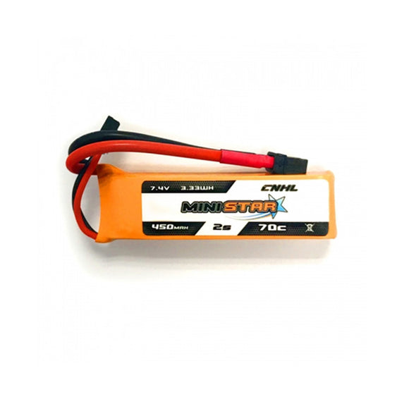 CNHL MiniStar 450mAh 7.4V 2S 70C Lipo Battery XT30U Plug for RC Drone FPV Racing