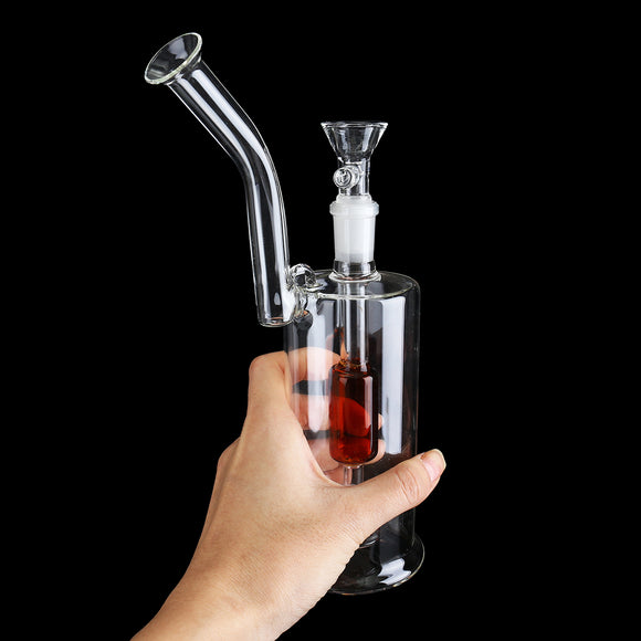 18cm Pipes Return Pipe Glass Water Filter Pipe Colorful Pipe Smoking T obacco H erbal C igarette Pipes