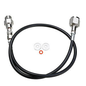 36 Inch External CGA320 Tank Direct Adapter Hose Kit for CO2 SodaStream Soda Club