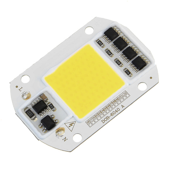 High Power 50W White / Warm White LED COB Light Chip for DIY Flood Spotlight AC220V