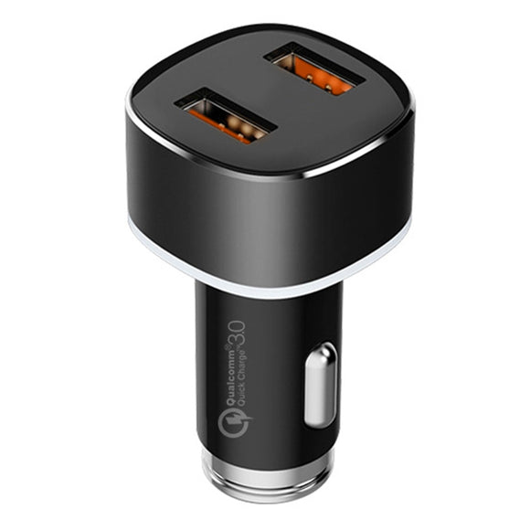 USMEI 3A Dual USB Ports QC3.0 Fast Charging Car Charger For iPhone X XS Max HUAWEI Xiaomi Mi9 Oneplus 7 S10