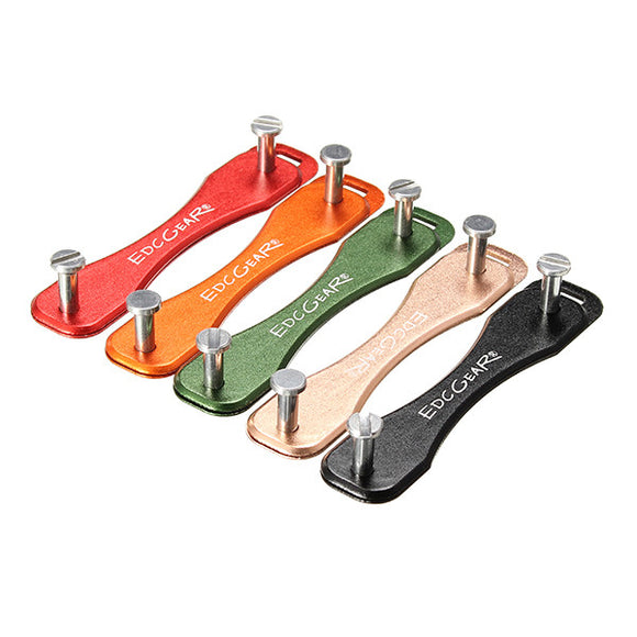 AOTDDOR Aluminum Portable Key Clip Holder KeyChain EDC Tool - 5 Colors