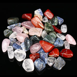 1000g Natural Quartz Crystals Bulk Mixed Gemstones Healing Tumbled Stone