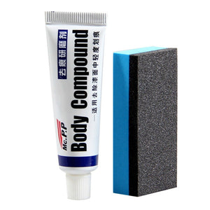 Car Body Compound Scratch Repair Wax Paint Scar Remover Paste With Sponge Brush