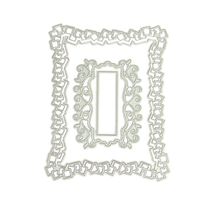 Photo Frame Pattern Cutting Dies Stencil Scrapbooking Album Card Embossing Craft DIY Frame