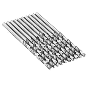 10Pcs 2.2-4.0mm Drill Bit HSS High Speed Steel Straight Shank Twist Drill Bit For Hand Twist Drill