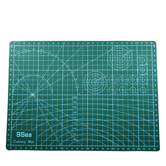 Mrosaa A3 PVC Cutting Mat Patchwork Cut Pad DIY Tool Cutting Board Double-sided Self-healing