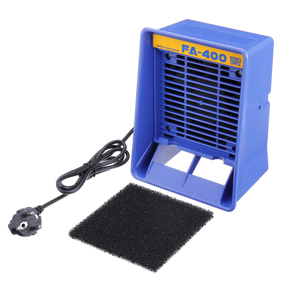 Soldering Iron Smoke Absorber Remover Fume Extractor Air Filter Fan for Soldering