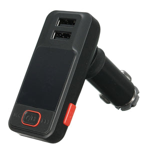 Car Kit MP3 Player FM Transmitter LCD Dual USB Charger 2 Port With bluetooth Function