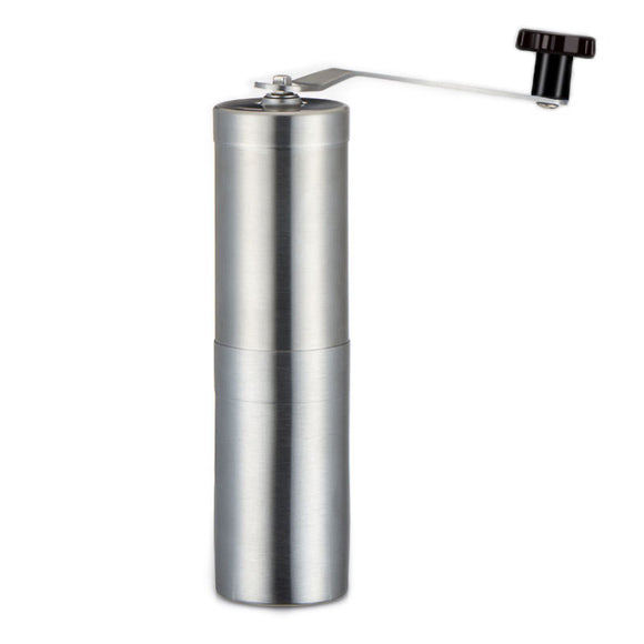 Silver Coffee Grinder Mini Stainless Steel Manual Handmade Coffee Bean Burr Grinders Kitchen Tool