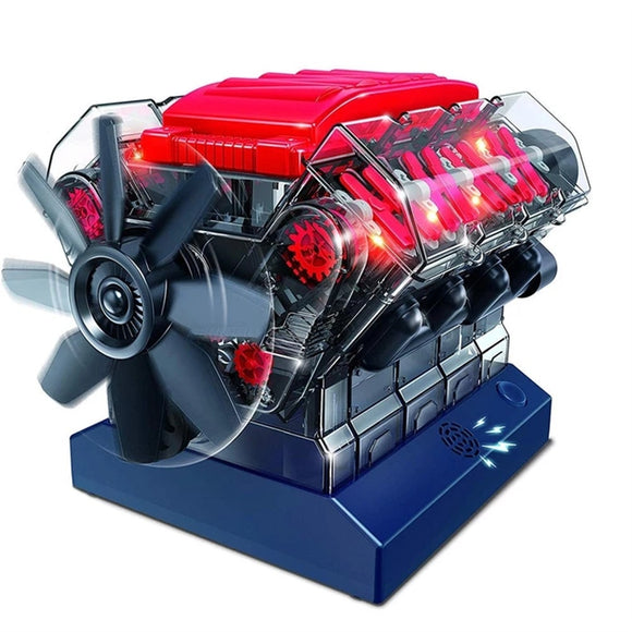 V8 Combustion Engine Model Building Kit STEM Toy