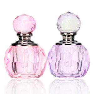 Empty Mini Refillable Vintage Acrylic Crystal Perfume Bottle Glass