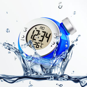 Loskii LT-103 Water Power Digital Alarm Clock Home Confort Eco-Friendly Hydrodynamic Thermometers We