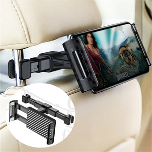 RAXFLY Adjustable Clip 360 Degree Rotation Car Head Rest Holder Mount for Xiaomi Mobile Phone Tablet