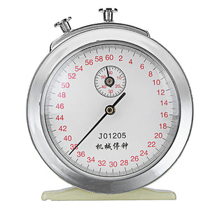 Mechanical Windup Stopwatch Clock 60s 0.2s 60min Game Timing Physics Experiment Timer