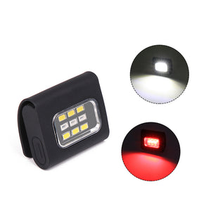 Motorcycle Cycling Sports Outdoor COB LED Lights USB Charging Flash Strong Lights