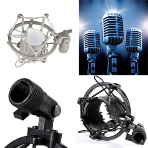 46mm Mic Shock Mount Stand Holder Mount Clips for Studio Sound Recordings