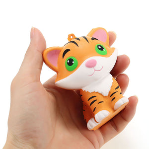 Squishy Tiger 8cm Slow Rising Soft Collection Gift Decor Cute Squeeze Toy