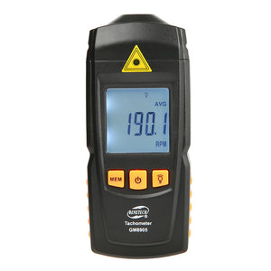 BENETECH GM8905 Non Contact Handheld LCD Digital Laser Tachometer RPM Tach Tester Meter Motor