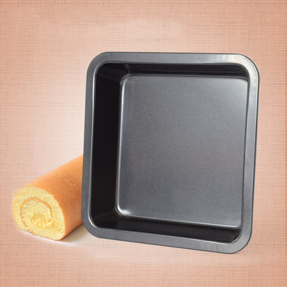 KCASA KC-BT800 8 Inch Baking Pan Non-stick Square Pizze Pan Cake Mold Baking Tray BBQ Dish