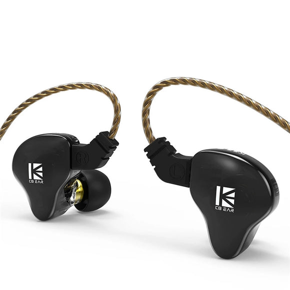 KBEAR KS2 DD+BA In Ear Earphone With 0.78mm Pin TFZ Earbuds HIFI Sport Running Earplug