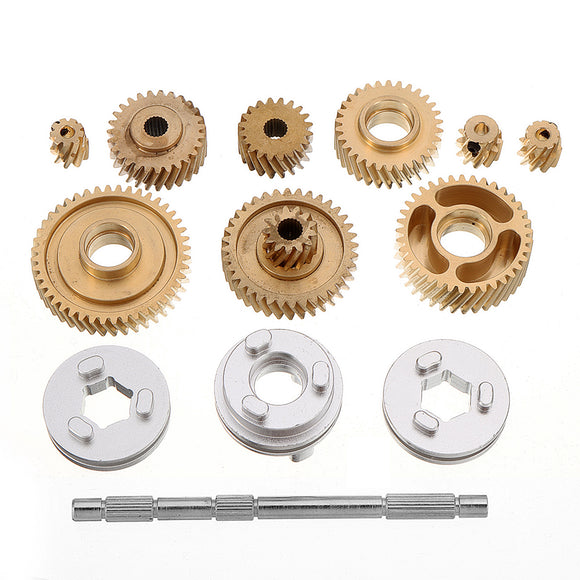 Metal Helical Gear Set for RC Tamiya 1/14 DIY Tractor Truck Gear box Car Spare Parts