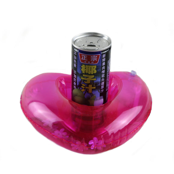 IPRee Love Floating Inflatable Drink Bottle Can Holder Swimming Beach Party Kid Toy