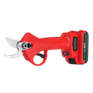 21V Electric Pruning Shears Rechargeable Garden Branches Scissors Cutter Tree Trimming Cutting Tool with 1 Battery