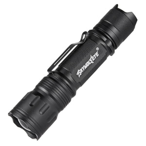 SKYWOLFEYE T160 300 Lumens Zoomable Flashlight 5 Modes 18650 Battery Work Lamp Camping Hunting Torch Light