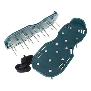 Gardening Grass Lawn Plastic Aerating Shoes Greensward Spikes Loosening Equipment