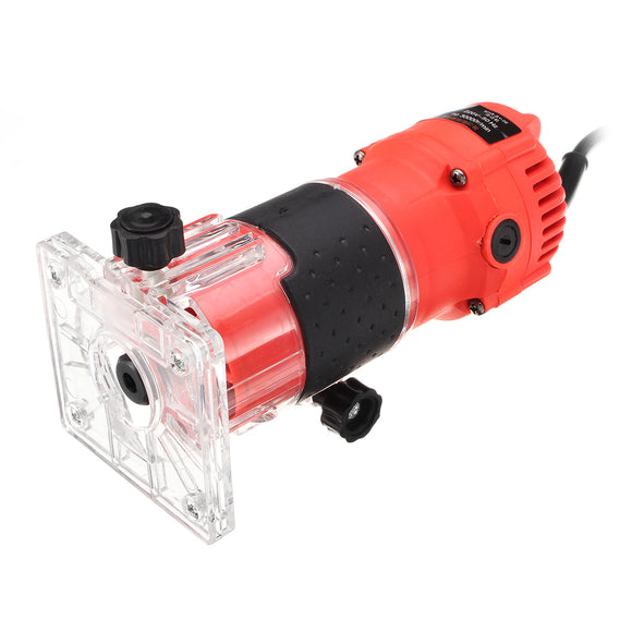 Raitool 500W 0.25Inch 30000RPM Electric Hand Trimmer Wood Laminate Router Tool With Accessories