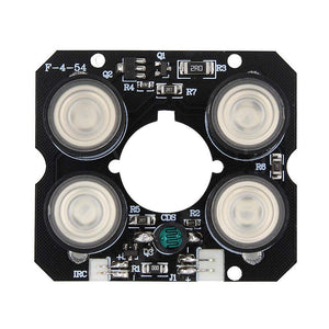 20pcs IR LED Board for CCTV Camera 4*Array IR LED Spot Infrared Light Board Night Vision 850nm DC12V