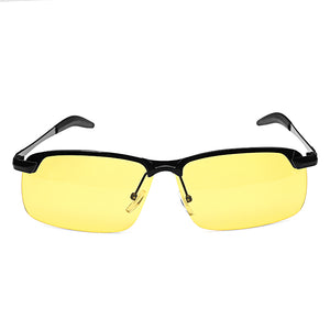 Suleve G02 Black Frame Night Driving Anti Glare Glasses Polarized UV400 Sunglasses Rainy Driver